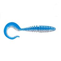 Приманка ZUB-TWIST  75мм(3")-6шт, (цвет 037) голубой верх-натурал низ