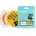 Шнуры DUNAEV FORTBRAID PEx4 ORANGE 150м