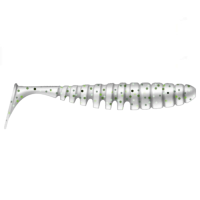 Приманка ZUB-SHAD  75мм(3")-6шт, (цвет 501) серый с блестками