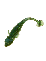 Приманка ZUB-ROCKER  90мм(3,5")-5шт, (цвет 505) зеленый с блестками