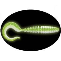 Приманка ZUB-TWIST  75мм(3")-6шт, (цвет 403) зеленый светящийся