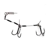 Оснастка HITFISH STINGER RIG #L оснащ. тройниками #1/0 нагр. 20kg дл. 3.5+8,0cm
