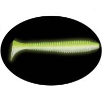 Приманка ZUB-SWING  99мм(4")-4шт, (цвет 403) зеленый светящийся