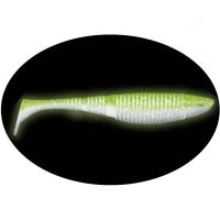 Приманка ZUB-WIBRA 150мм(5,9")-3шт, (цвет 403) зеленый светящийся