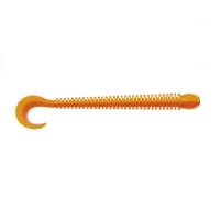 Приманка ZUB-WORM-ZANDER 135мм(5,3")-5шт, (Цвет 405) желтый верх - оранжевый низ