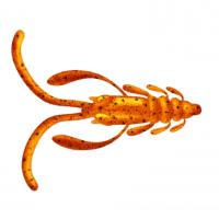 Приманка ZUB-NIMFA 45мм(1,8")-8шт, (цвет 250) морковный с блестками