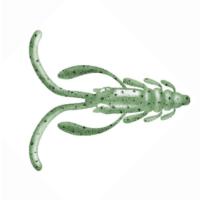 Приманка ZUB-NIMFA 35мм(1,4")-12шт, (цвет 505) зеленый с блестками