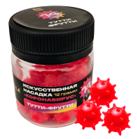 Искусственная насадка CARPELLA "КОРОНАВИРУС" плавающая 14мм Тутти Фрутти (12г)