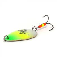 Колеб.станд. Ложка Мультиколор(15 гр; 5 см) цв. 210 перламутр+желтый+салатовый