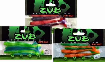 Приманка ZUB-SWING 160мм(6,3")-4шт, (цвет 403) зеленый светящийся