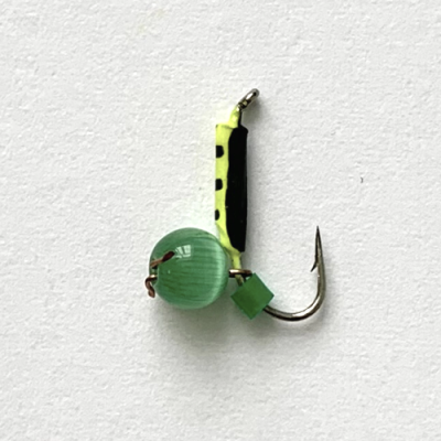 Столбик Кошачий глаз 1,5 мм подвесной ЖЕЛТО-ЧЕРНЫЙ