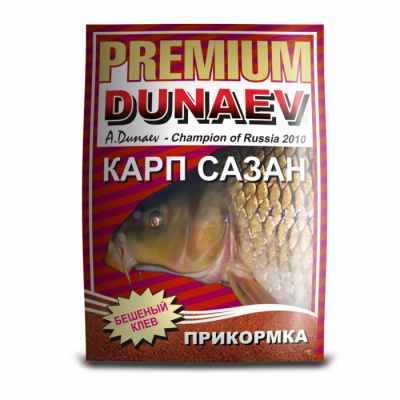 Прикормка "DUNAEV-PREMIUM" 1кг Карп-Сазан-Красная