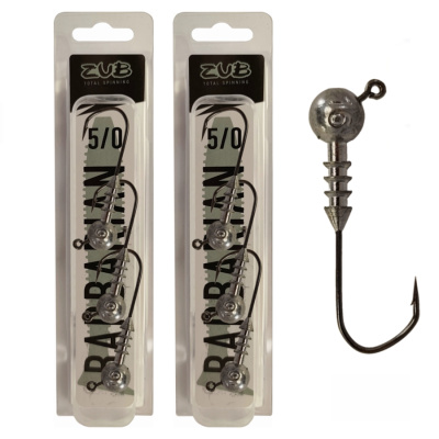 Джиг головка ZUB Barbarian (крючок 5\0) 16г.( упак. 3 шт) Джиг головка ZUB Barbarian (крючок 5\0) 16г.( упак. 3 шт)
