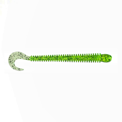 Приманка ZUB-WORM-ZANDER 108мм(4,3")-5шт, (цвет 351) шартрез с блестками Приманка ZUB-WORM-ZANDER 108мм(4,3")-5шт, (цвет 351) шартрез с блестками