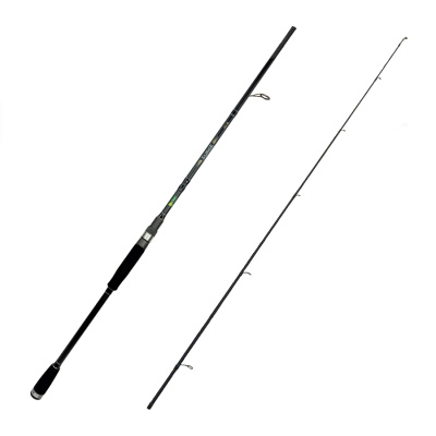 Удилище спиннинговое "SURGE" FISH CRYSTAL , 2 секции, полая верш, длина 2.44 м, тест 10-35