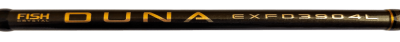 Удилище фидерное "DUNA" тест до 60GR,3,90м, 3+3 (1.75oz, 1,5oz ,1oz Carb.)Carb 30T