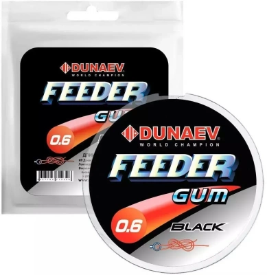 Фидерная резина Dunaev Feeder Gum Black 1.0mm