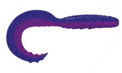 Приманка ZUB-HIBINA 180мм(7,1")-2шт, (Цвет 408) синий верх - розовый низ