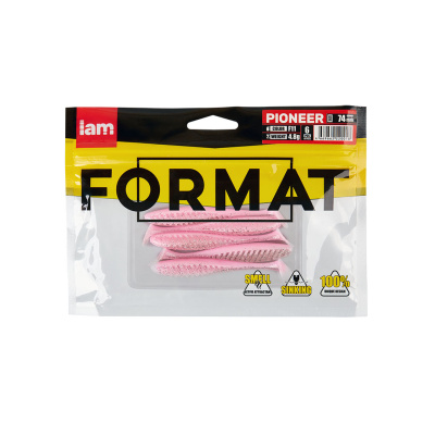 Силиконовая приманка FORMAT PIONEER 74mm (6шт.) цвет F11