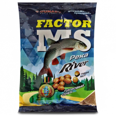 Прикормка "DUNAEV-MS FACTOR" 1кг Река тигровый орех