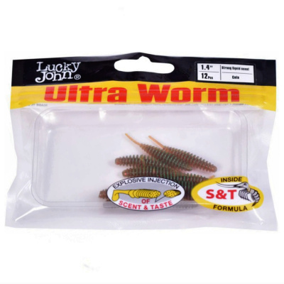 Слаги съедобные искусственные LJ Pro Series ULTRAWORM 1,4in (03.50)/PA16 12шт. Слаги съедобные искусственные LJ Pro Series ULTRAWORM 1,4in (03.50)/PA16 12шт.