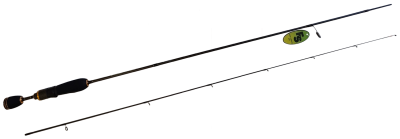 Удилище спиннинговое ERMINE NANO,2 секции, цельная верш. длина1,68 м, тест 0.2-0.8г рукоять разнес.