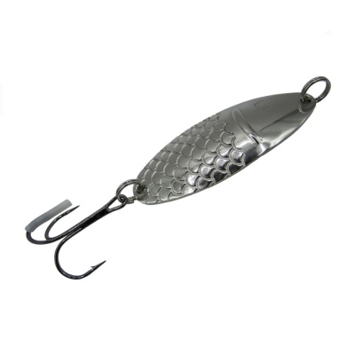 Блесна Колебалка Питер Черноспинка 15гр Белый