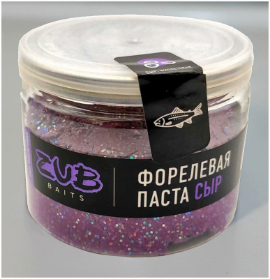 Паста ZUB 60мл Форель "Сыр" Фиолетовая Паста ZUB 60мл Форель "Сыр" Фиолетовая