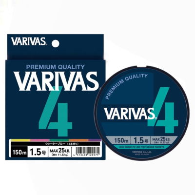 Плетеный шнур VARIVAS PE 4 150m 1.5 Marking Плетеный шнур VARIVAS PE 4 150m 1.5 Marking