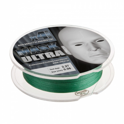 Леска плетёная AKKOI MASK ULTRA 130m (dark-green) d0,20mm Леска плетёная AKKOI MASK ULTRA 130m (dark-green) d0,20mm
