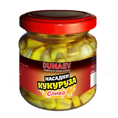 Насадка стеклобанка "Дунаев Кукуруза" 100мл Слива