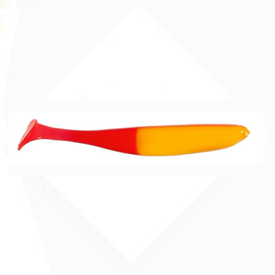 Приманка ZUB-IZI  86мм(3,4")-5шт, (цвет 011) желтое тело - красный хвост Приманка ZUB-IZI  86мм(3,4")-5шт, (цвет 011) желтое тело - красный хвост