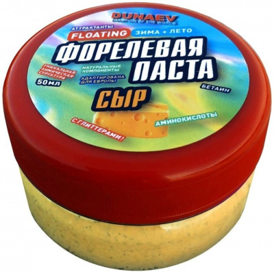 Паста Dunaev 50мл Форель Сыр Желтая