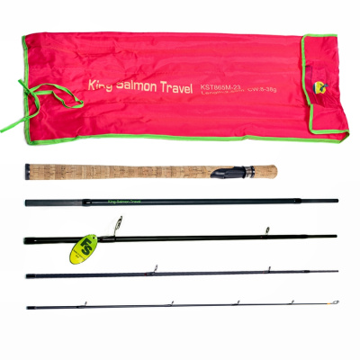 Удилище спиннинговое King Salmon Travel, 5 секции, длина 2,59 м, тест 8-38 г