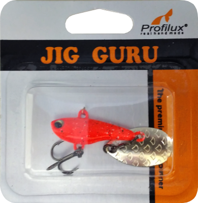 Джиг-блесна Тэйл-Спиннер (10 гр)  цв.315 (красный) Джиг-блесна Тэйл-Спиннер (10 гр)  цв.315 (красный)