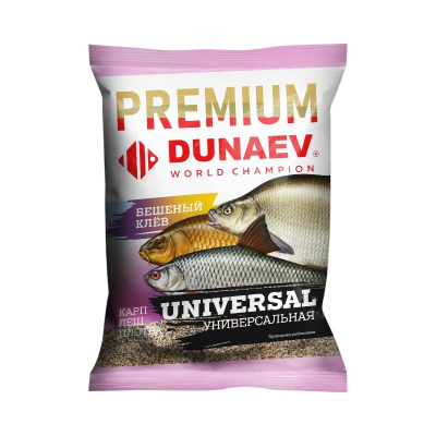 Прикормка "DUNAEV-PREMIUM" 1кг Универсальная Конопля