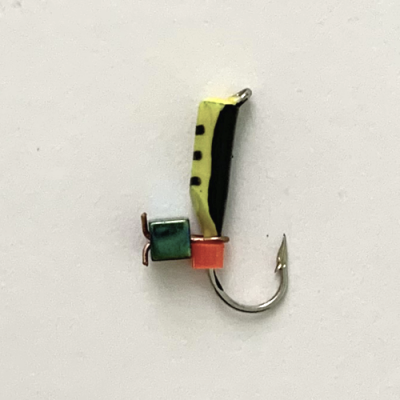 Столбик Хамелеон кубик 2,0 мм подвесной ЖЕЛТО-ЧЕРНЫЙ