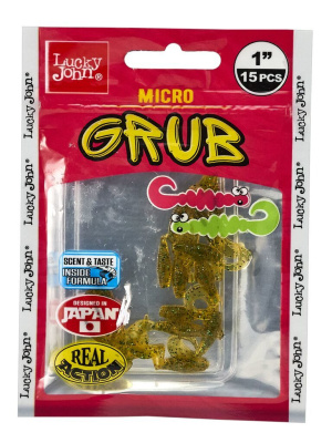 Твистеры съедоб. искусст. LJ Pro Series MICRO GRUB 1,0in (02,50)/PA19 15шт. Твистеры съедоб. искусст. LJ Pro Series MICRO GRUB 1,0in (02,50)/PA19 15шт.