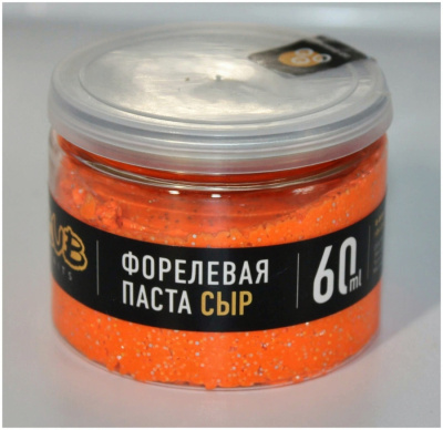 Паста ZUB 60мл Форель "Сыр" Оранжевая Паста ZUB 60мл Форель "Сыр" Оранжевая