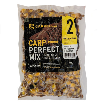 CARPELLA Микс №2, кукуруза натуральная с пшеницей 0,5 кг.