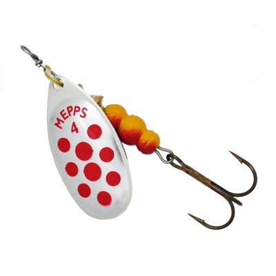 MEPPS Блесна Aglia Decoree Points Rouges №4 9г AG/красные точки