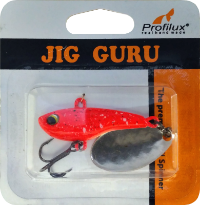 Джиг-блесна Тэйл-Спиннер (24 гр)  цв.315 (красный) Джиг-блесна Тэйл-Спиннер (24 гр)  цв.315 (красный)