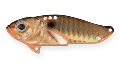 Блесна-Цикада Strike Pro Cyber Vibe 40, 40 мм, 6,6 гр, цвет: Black Back Smoked OB, (JG-005B#613-713)