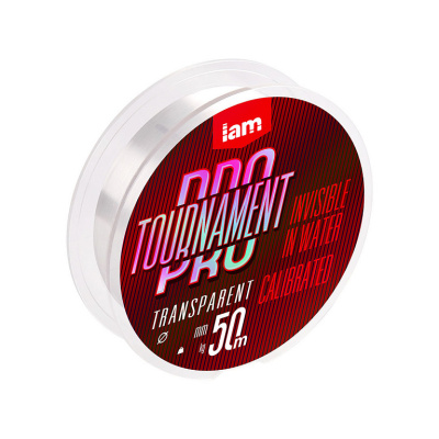 Монофильная леска TOURNAMENT PRO  50m (transparent) d0.074 Монофильная леска TOURNAMENT PRO  50m (transparent) d0.074