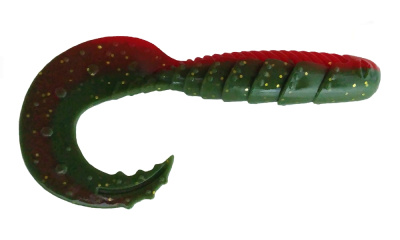 Приманка ZUB-HIBINA 180мм(7,1")-2шт, (цвет 035) красный верх-зеленый низ Приманка ZUB-HIBINA 180мм(7,1")-2шт, (цвет 035) красный верх-зеленый низ