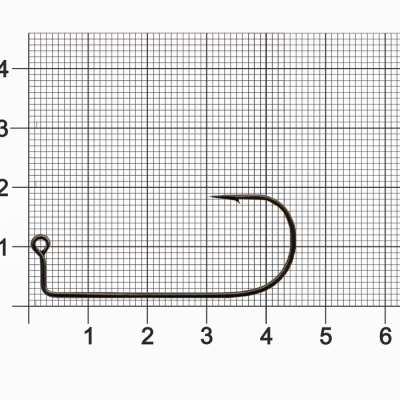 Крючок Dunaev Jig 302 #  4/0 (упак. 5 шт)