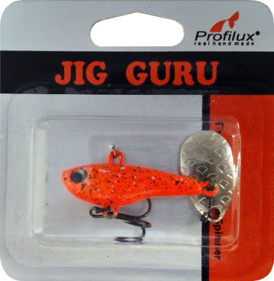 Джиг-блесна Тэйл-Спиннер (18 гр)  цв.314 (оранжевый) Джиг-блесна Тэйл-Спиннер (18 гр)  цв.314 (оранжевый)