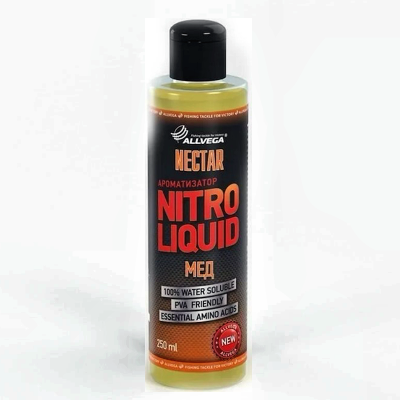 Ароматизатор жидкий ALLVEGA "Nitro Liquid Nectar" 250мл (МЕД) Ароматизатор жидкий ALLVEGA "Nitro Liquid Nectar" 250мл (МЕД)