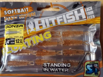 Плавающая мягкая приманка HITFISH GONZA "1.4 Цв. R57 (12 шт/уп) Плавающая мягкая приманка HITFISH GONZA "1.4 Цв. R57 (12 шт/уп)