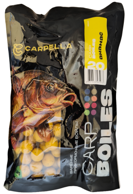 Бойлы CARPELLA Прикормочные Вареные 1кг, 20мм Ананас